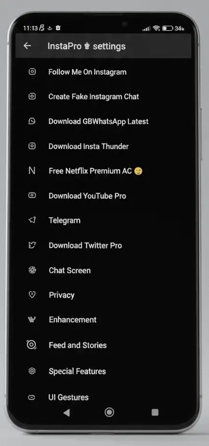 insta pro apk