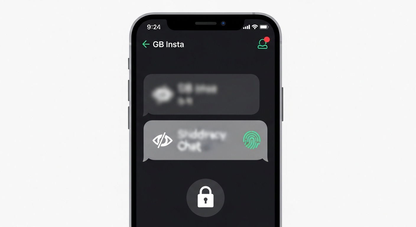 hide chat in GB Instagram